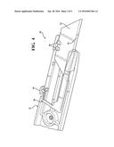 UTILITY KNIFE WITH BLADE PROTECTOR diagram and image