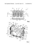 WASTE STRIPPING AND CUTTING ARRANGEMENT, CASSETTE, UNIT AND MACHINE     PROVIDED THEREWITH diagram and image