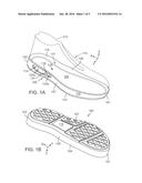 SOLE ASSEMBLY WITH PLURAL PORTIONS THAT COOPERATIVELY DEFINE CHAMBER diagram and image