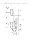 Method and device for aligning an illuminated area of a headlight of a     vehicle as a function of the suroundings of the vehicle diagram and image