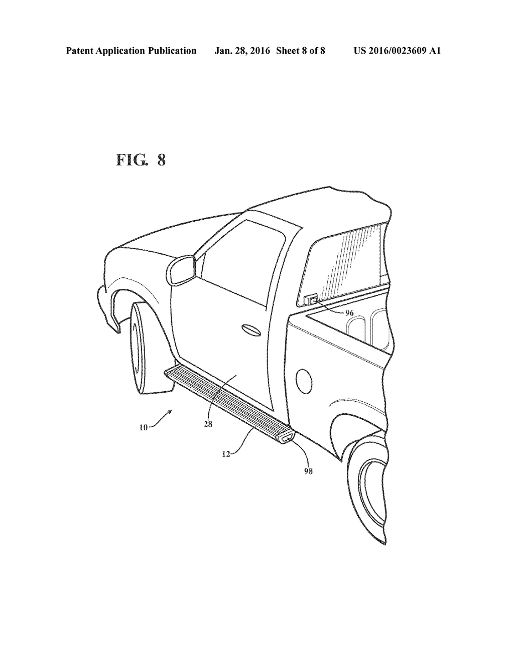 COMBINATION RUNNING BOARD AND SIDESTEP HAVING A LINEAR DRIVE - diagram, schematic, and image 09