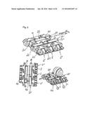 Chain Link for a Crawler Drive diagram and image