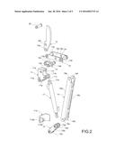 LATCHING DEVICE FOR A MOVABLE PLATFORM diagram and image