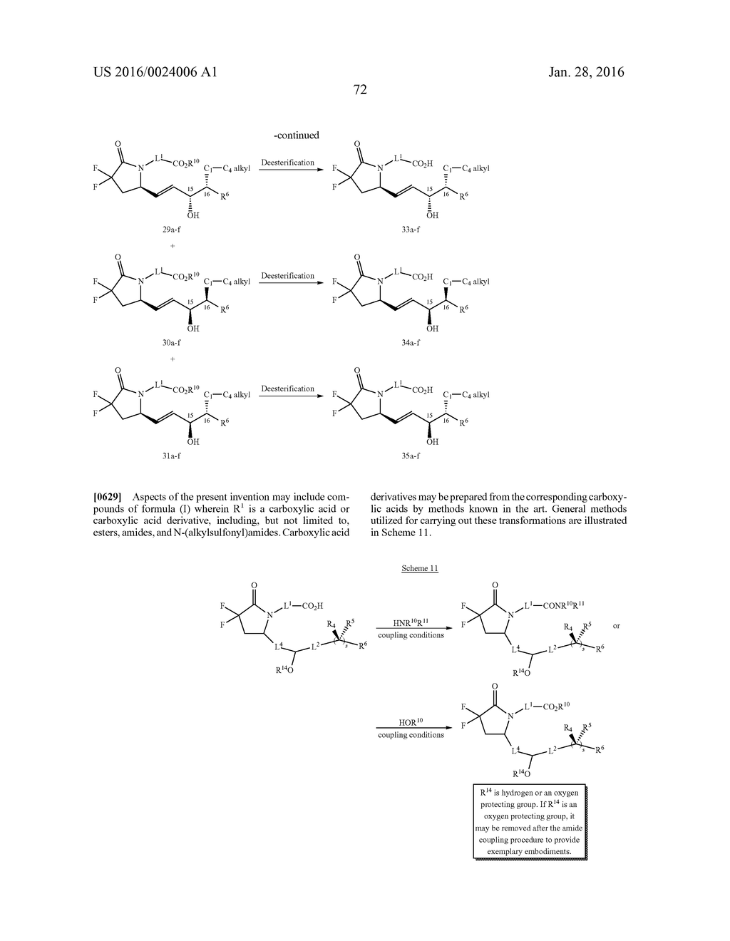 DIFLUOROLACTAM COMPOUNDS AS EP4 RECEPTOR-SELECTIVE AGONISTS FOR USE IN THE     TREATMENT OF EP4-MEDIATED DISEASES AND CONDITIONS - diagram, schematic, and image 74