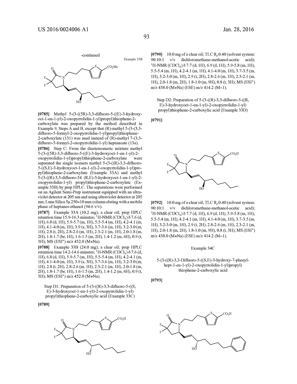 DIFLUOROLACTAM COMPOUNDS AS EP4 RECEPTOR-SELECTIVE AGONISTS FOR USE IN THE     TREATMENT OF EP4-MEDIATED DISEASES AND CONDITIONS - diagram, schematic, and image 95