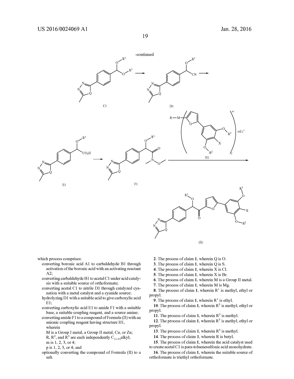 PROCESSES AND INTERMEDIATES FOR THE PREPARATION OF A PDE10 INHIBITOR - diagram, schematic, and image 20