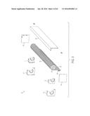 Motorized Shade with the Transmission Wire Passing Through the Support     Shaft diagram and image