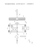 ROTATIONALLY STATIC LIGHT EMITTING MATERIAL WITH ROTATING OPTICS diagram and image