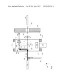 ROTATIONALLY STATIC LIGHT EMITTING MATERIAL WITH ROTATING OPTICS diagram and image