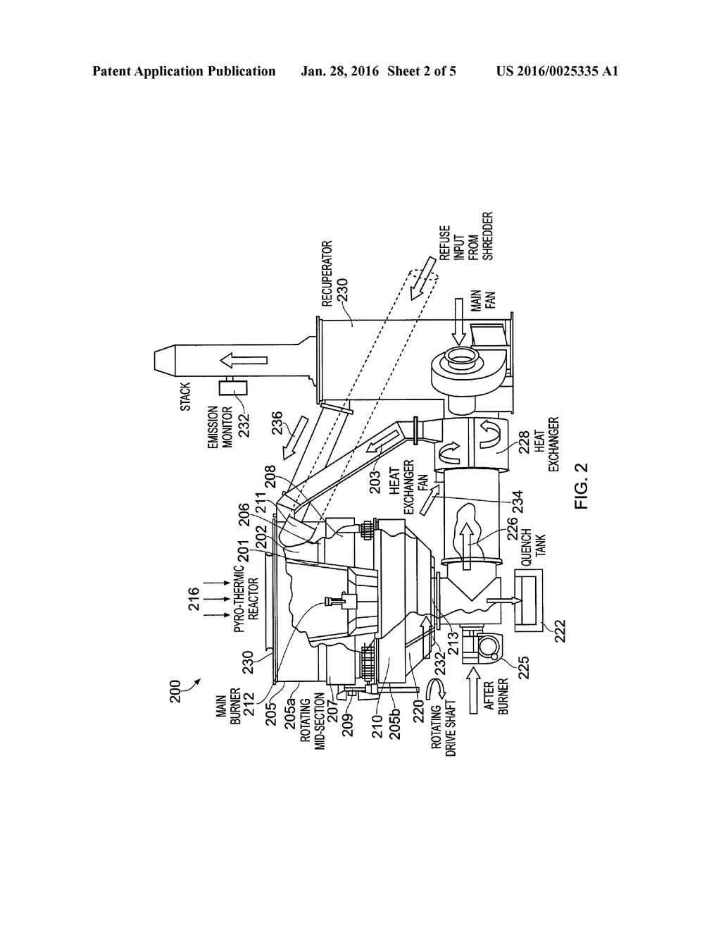 A REACTOR FOR PROCESSING FEED MATERIAL - diagram, schematic, and image 03