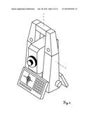 MEASURING DEVICE HAVING A FUNCTION FOR CALIBRATING A DISPLAY IMAGE     POSITION OF AN ELECTRONIC RETICLE diagram and image