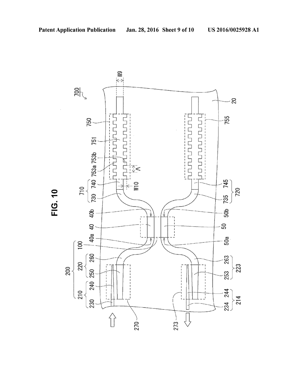 DIRECTIONAL COUPLER AND DESIGN METHOD THEREOF, OPTICAL WAVEGUIDE ELEMENT     AND WAVELENGTH FILTER - diagram, schematic, and image 10