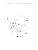 FIBER OPTIC ENCLOSURE WITH EXTERNAL CABLE SPOOL diagram and image