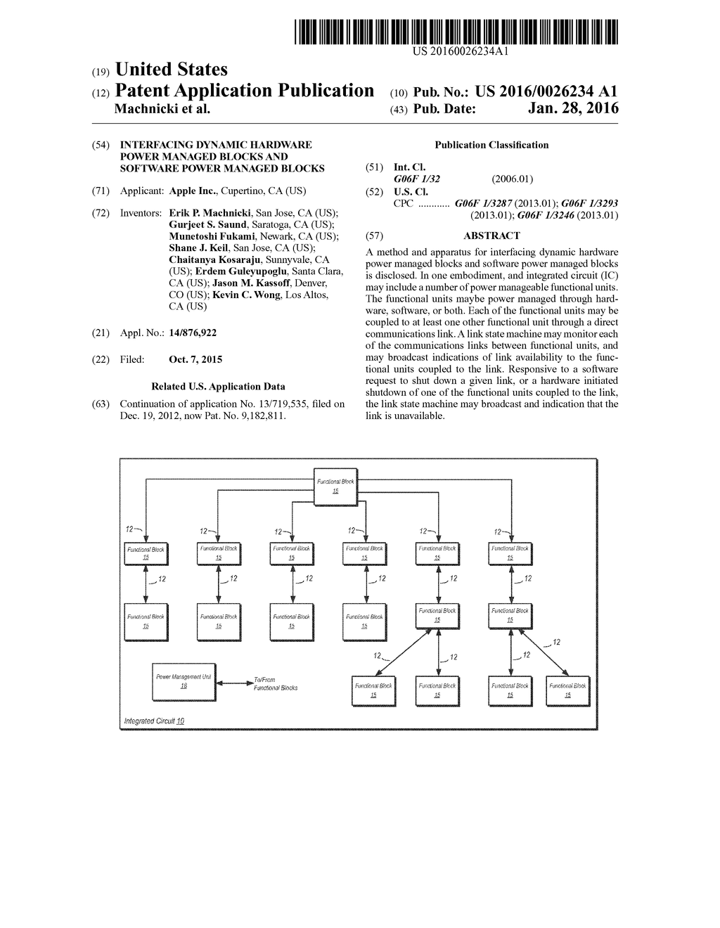 Interfacing Dynamic Hardware Power Managed Blocks and Software Power     Managed Blocks - diagram, schematic, and image 01