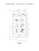 HAND-HELD ELECTRONIC DEVICE, TOUCH-SENSING COVER AND COMPUTER-EXECUTED     METHOD diagram and image