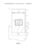 HAND-HELD ELECTRONIC DEVICE, TOUCH-SENSING COVER AND COMPUTER-EXECUTED     METHOD diagram and image