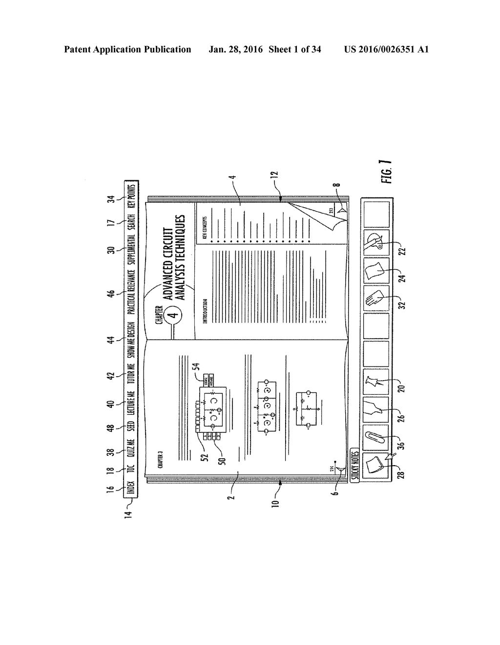 COMPUTING DEVICE PROVIDING ELECTRONIC BOOK DATA WITH ROLLING IMAGES AND     RELATED METHODS - diagram, schematic, and image 02