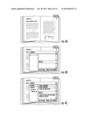 COMPUTING DEVICE PROVIDING ELECTRONIC BOOK DATA WITH ROLLING IMAGES AND     RELATED METHODS diagram and image