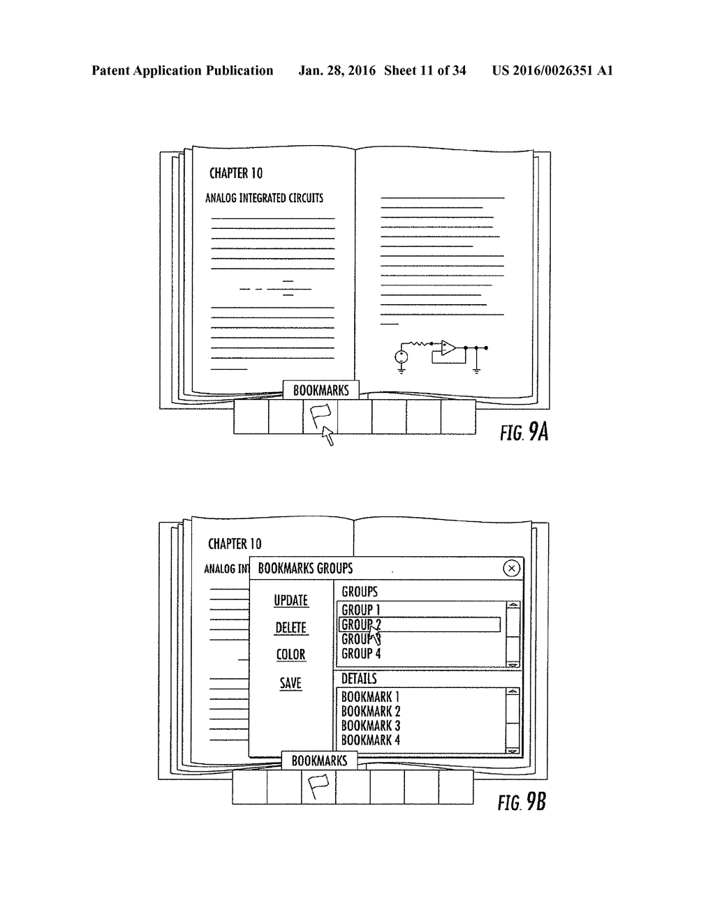COMPUTING DEVICE PROVIDING ELECTRONIC BOOK DATA WITH ROLLING IMAGES AND     RELATED METHODS - diagram, schematic, and image 12