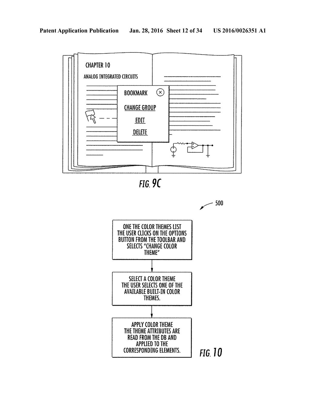 COMPUTING DEVICE PROVIDING ELECTRONIC BOOK DATA WITH ROLLING IMAGES AND     RELATED METHODS - diagram, schematic, and image 13