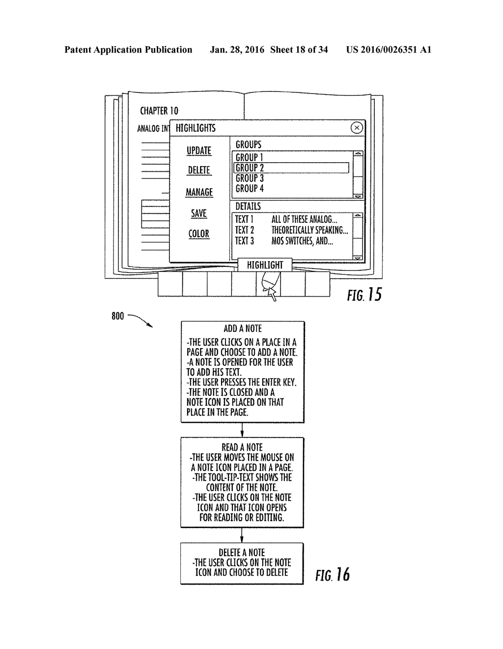 COMPUTING DEVICE PROVIDING ELECTRONIC BOOK DATA WITH ROLLING IMAGES AND     RELATED METHODS - diagram, schematic, and image 19