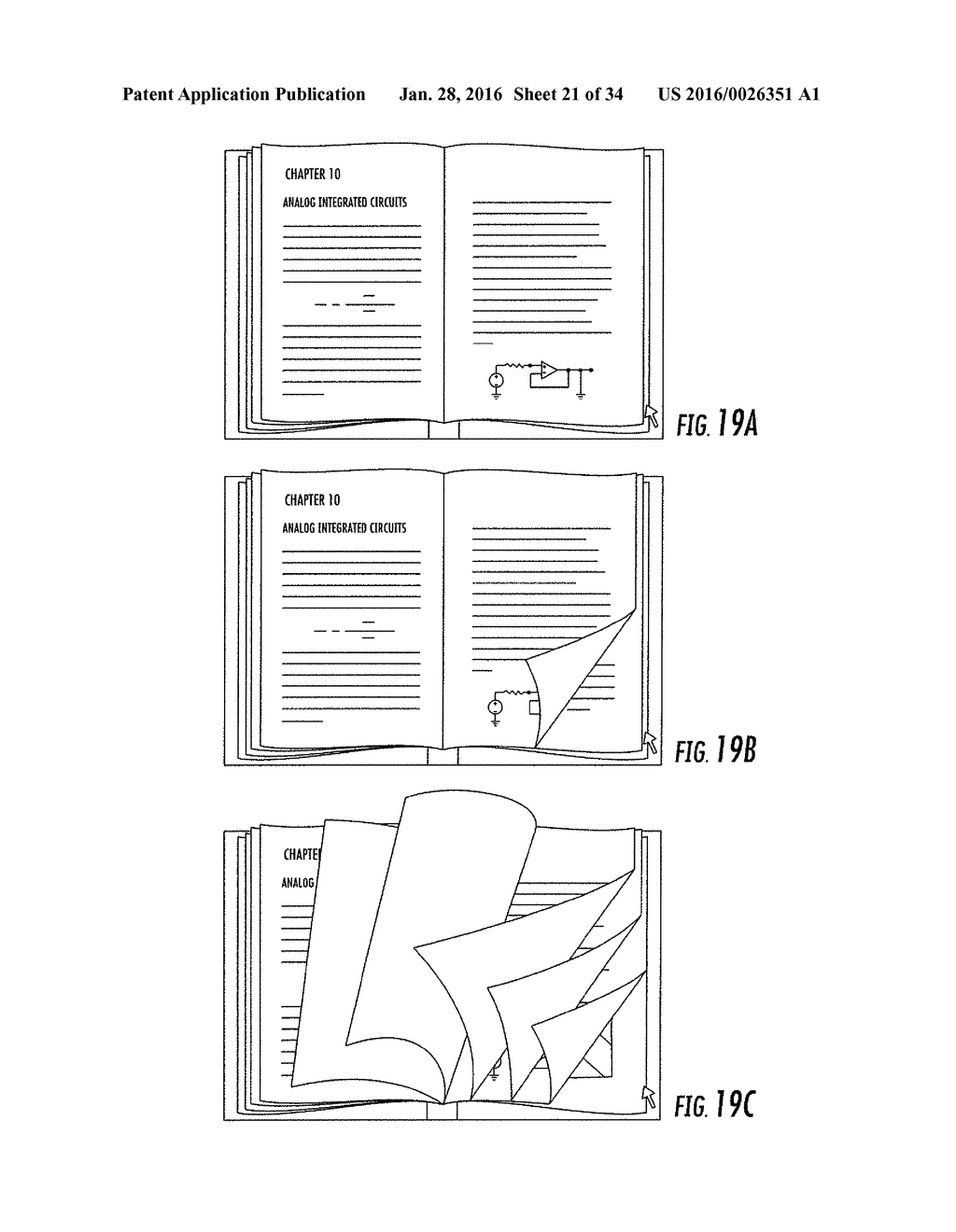 COMPUTING DEVICE PROVIDING ELECTRONIC BOOK DATA WITH ROLLING IMAGES AND     RELATED METHODS - diagram, schematic, and image 22