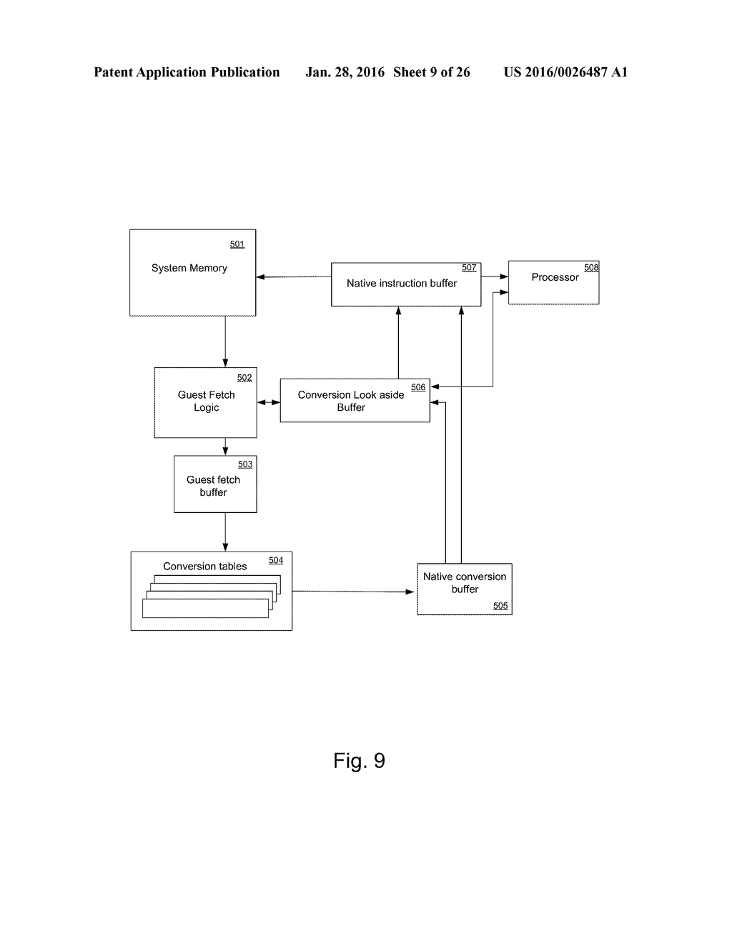 USING A CONVERSION LOOK ASIDE BUFFER TO IMPLEMENT AN INSTRUCTION SET     AGNOSTIC RUNTIME ARCHITECTURE - diagram, schematic, and image 10