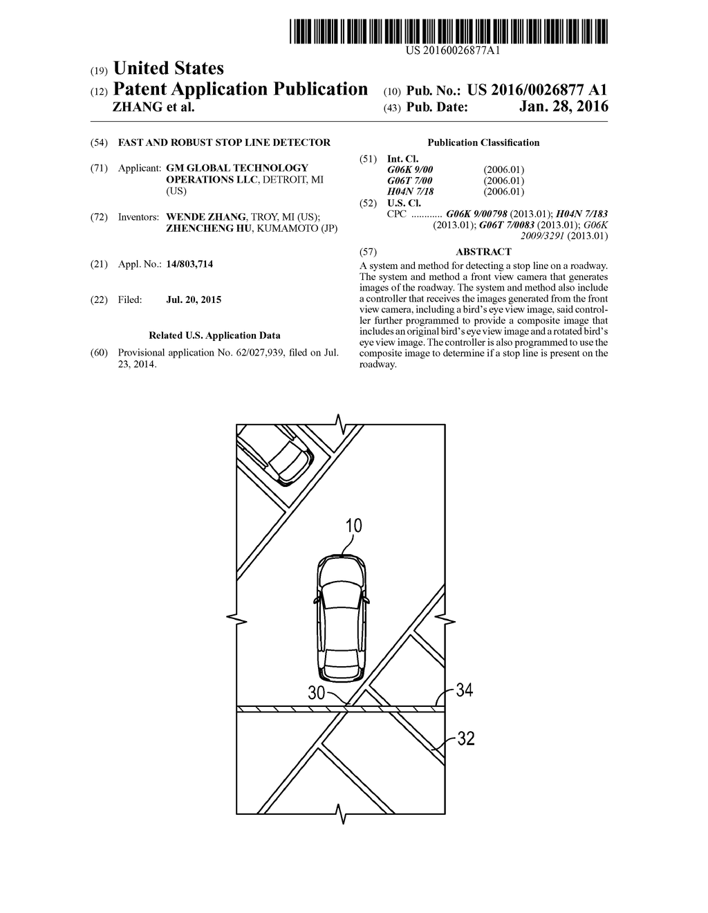 FAST AND ROBUST STOP LINE DETECTOR - diagram, schematic, and image 01