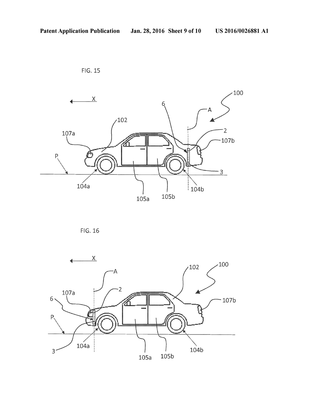 LATERAL OBSTACLE DETECTION APPARATUS FOR A MOTOR VEHICLE, MOTOR VEHICLE     COMPRISING THAT APPARATUS AND PROCESS FOR DETECTING LATERAL OBSTACLES     DURING THE TRAVEL OF A MOTOR VEHICLE - diagram, schematic, and image 10