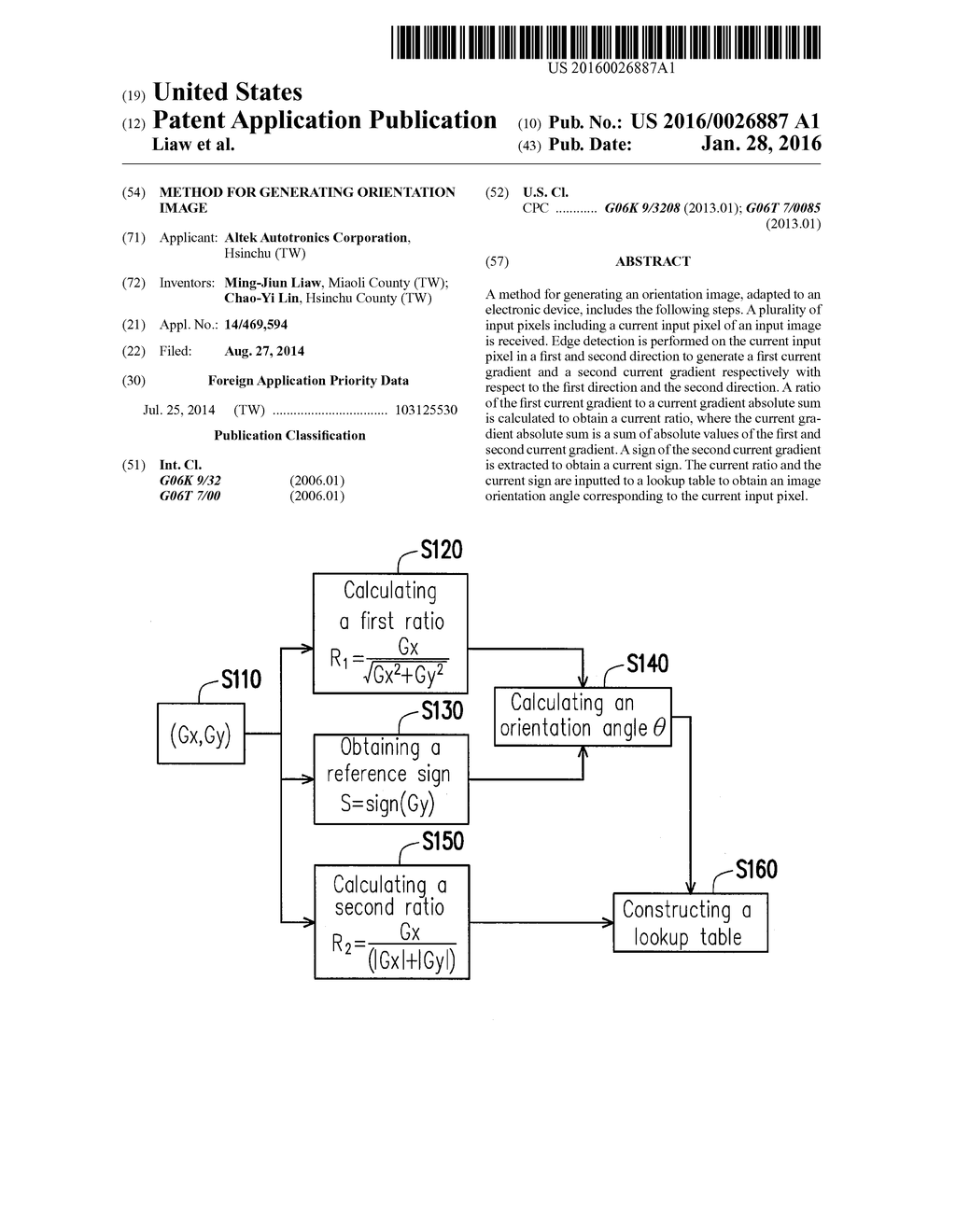 METHOD FOR GENERATING ORIENTATION IMAGE - diagram, schematic, and image 01