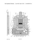 Acoustic-electric stringed instrument with improved body, electric pickup     placement, pickup switching and electronic circuit diagram and image