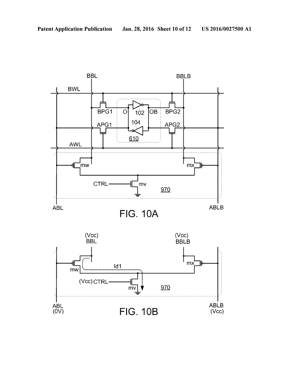 CIRCUIT FOR MITIGATING WRITE DISTURBANCE OF DUAL-PORT SRAM - diagram, schematic, and image 11