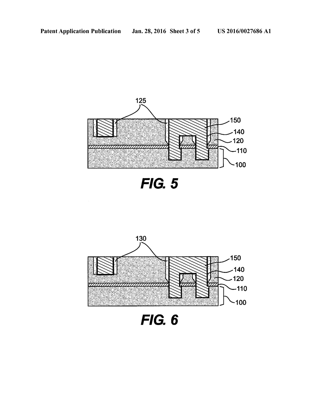 METHOD FOR MANUFACTURING INTERCONNECT STRUCTURES INCORPORATING AIR GAP     SPACERS - diagram, schematic, and image 04