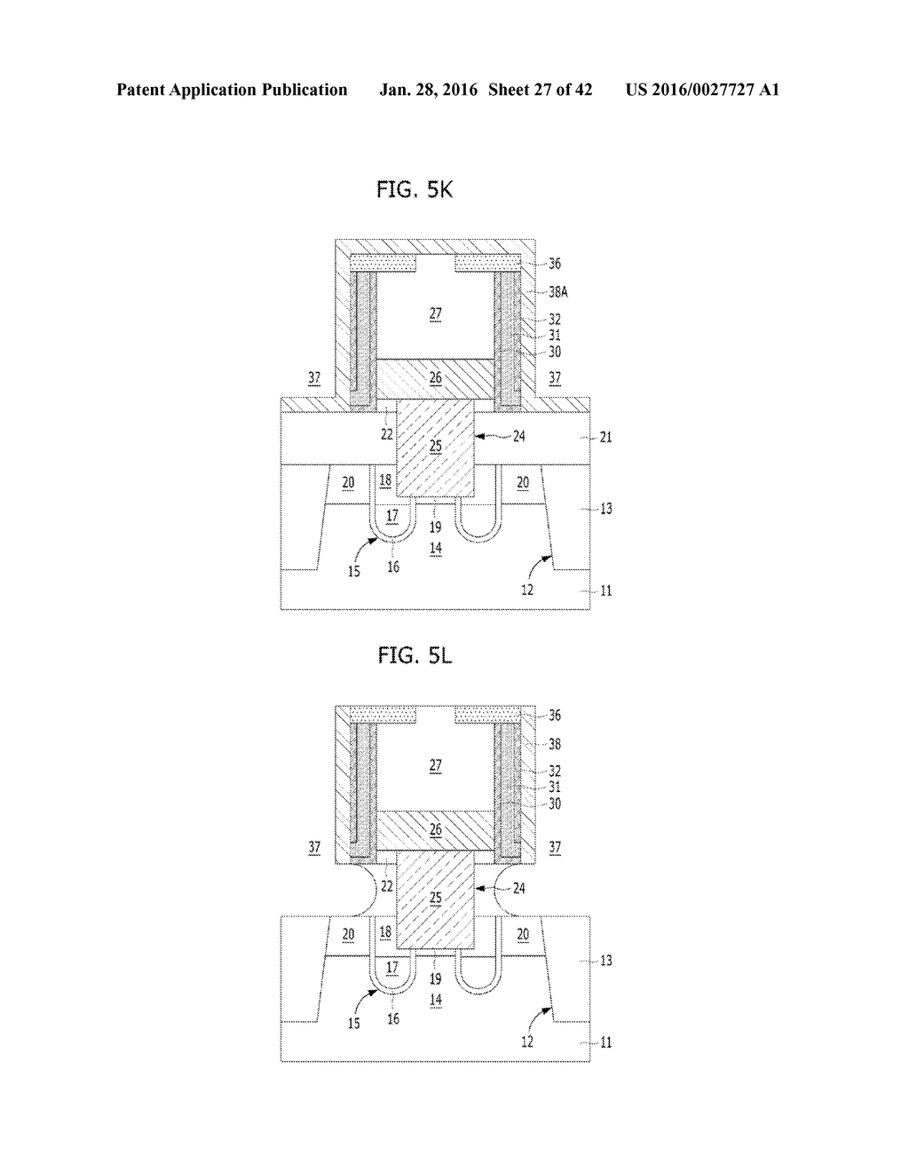 SEMICONDUCTOR DEVICE WITH AIR GAPS AND METHOD FOR FABRICATING THE SAME - diagram, schematic, and image 28
