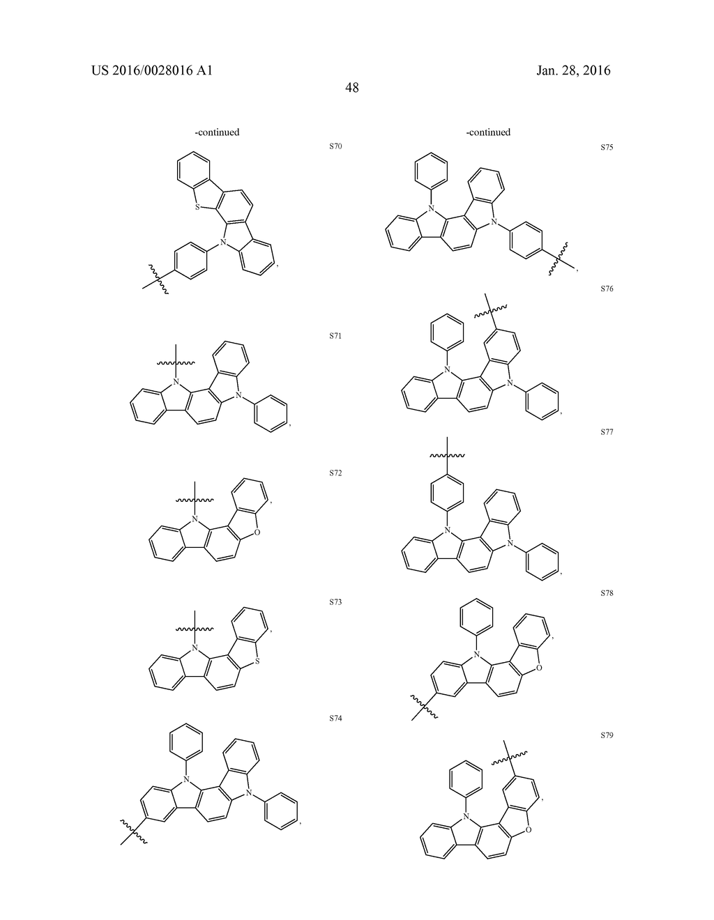 BORON-NITROGEN POLYAROMATIC COMPOUNDS AND THEIR USE IN OLEDS - diagram, schematic, and image 53