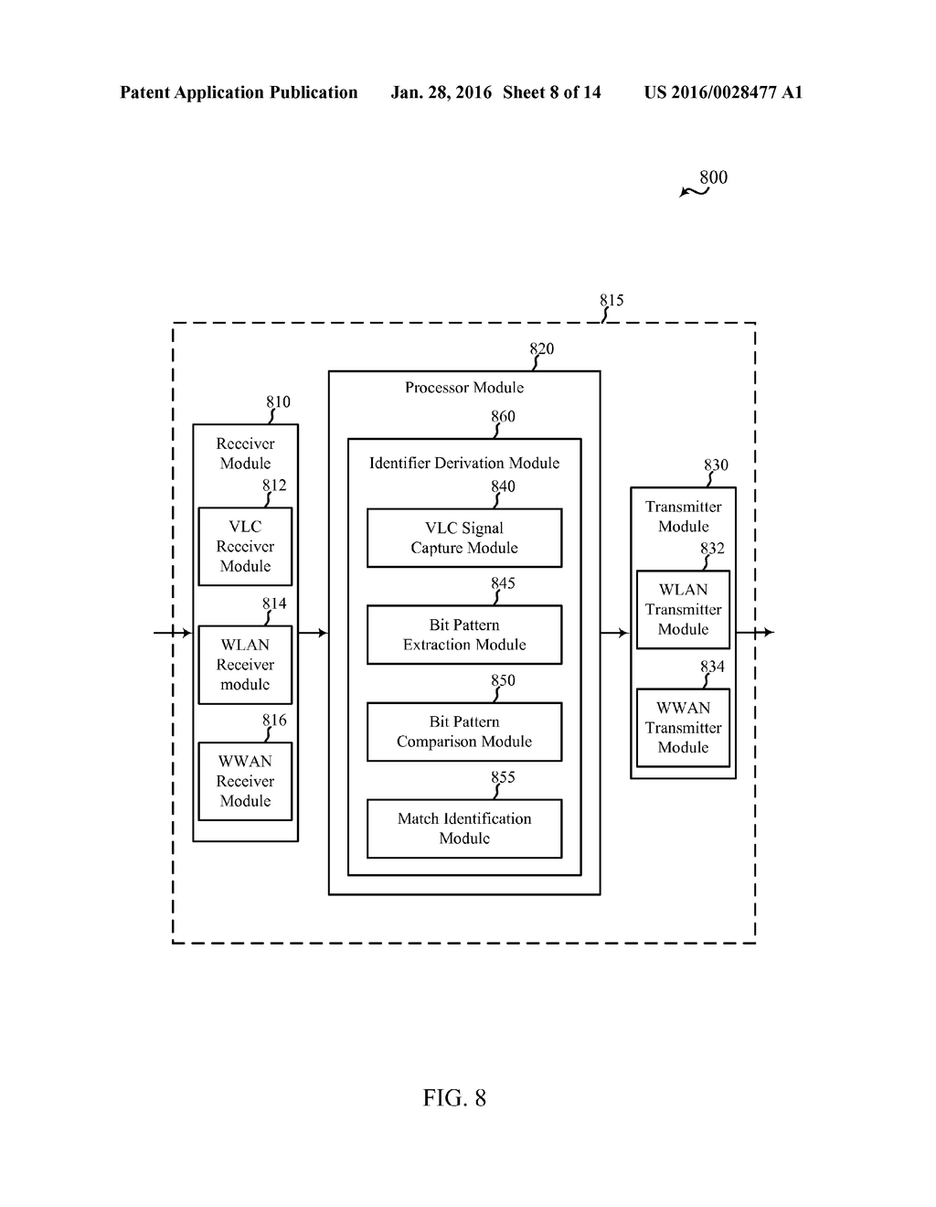 DERIVATION OF AN IDENTIFIER ENCODED IN A VISIBLE LIGHT COMMUNICATION     SIGNAL - diagram, schematic, and image 09