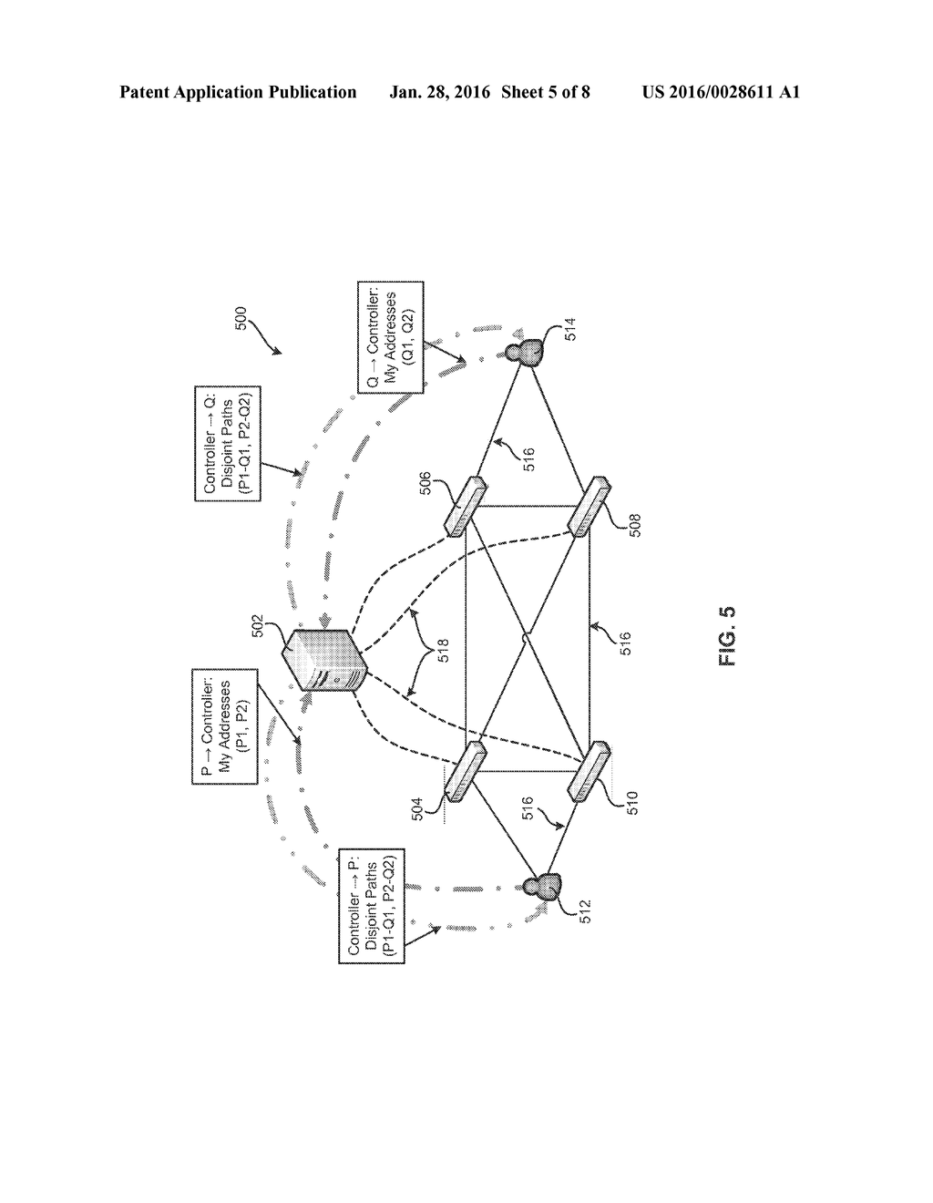 DISJOINT MULTI-PATHING FOR A DATA CENTER NETWORK - diagram, schematic, and image 06