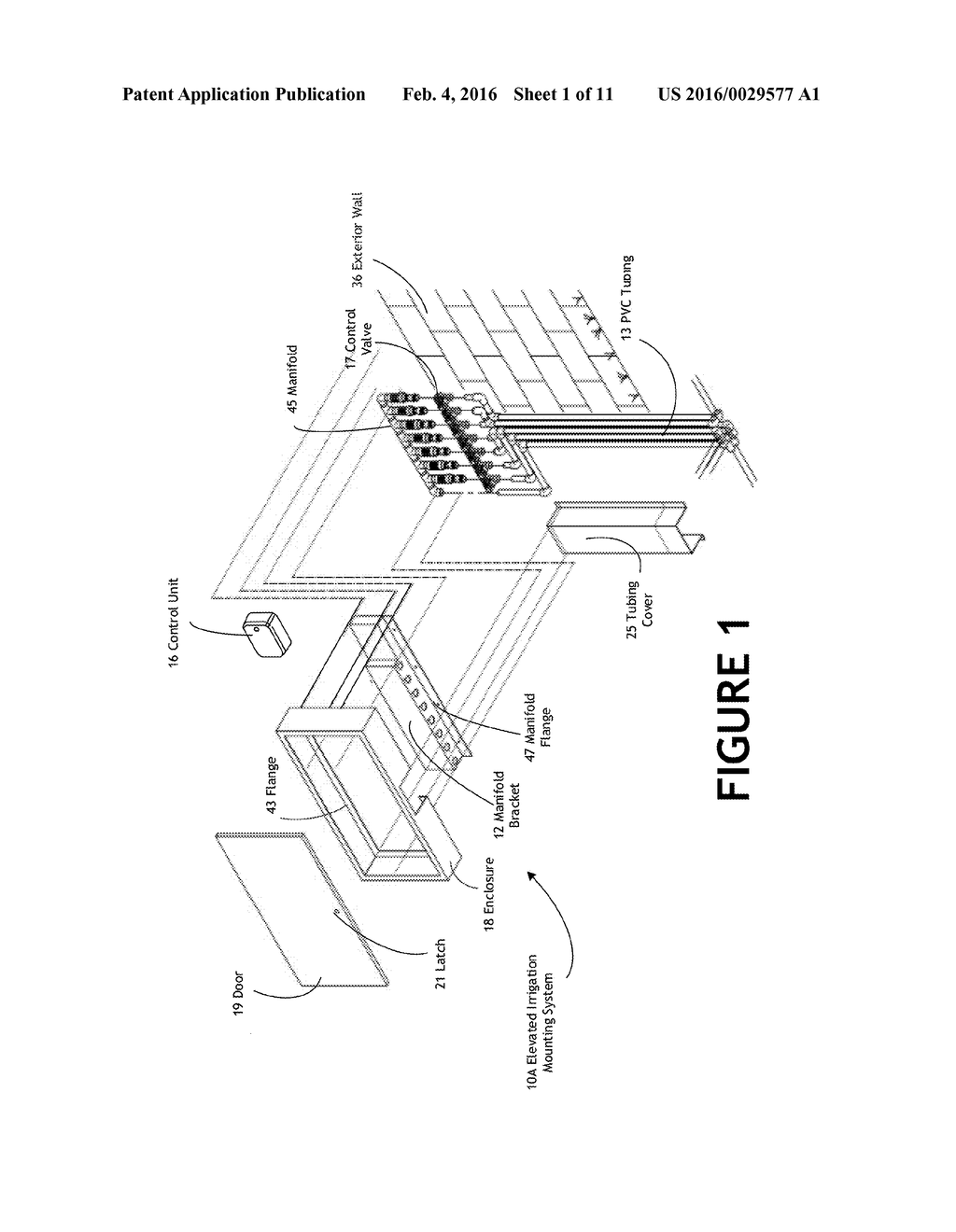 Elevated Irrigation Mounting System - diagram, schematic, and image 02