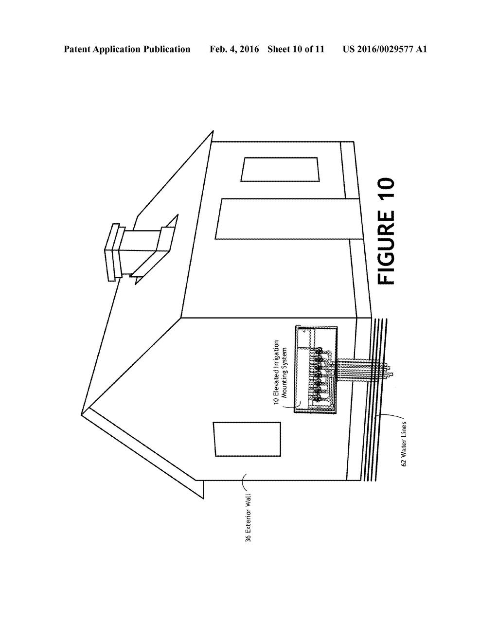 Elevated Irrigation Mounting System - diagram, schematic, and image 11