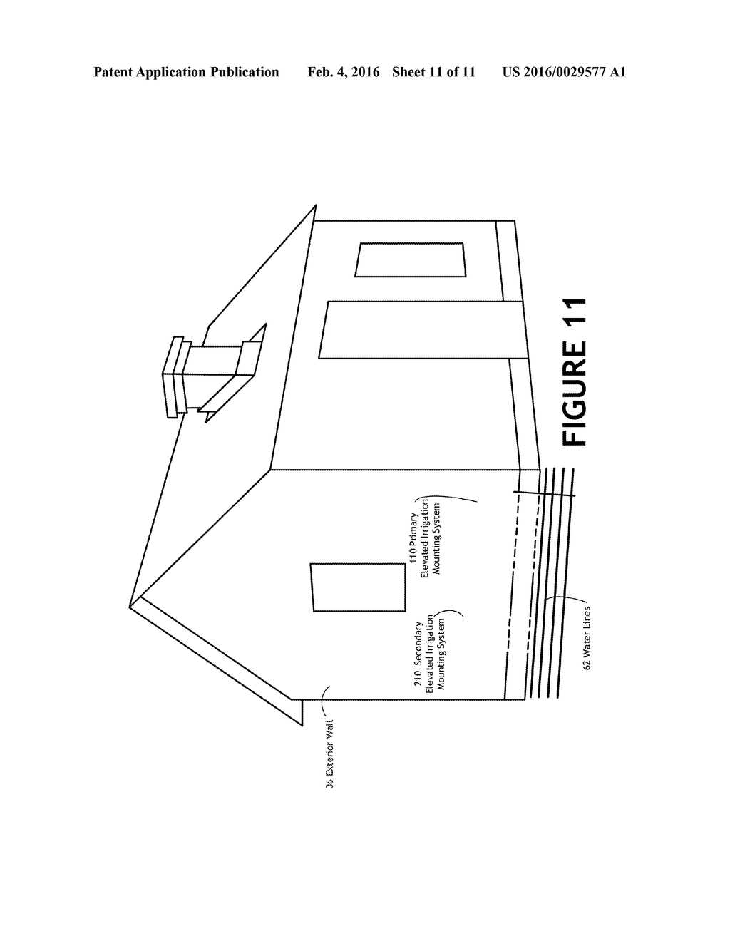 Elevated Irrigation Mounting System - diagram, schematic, and image 12