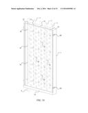 Vertical Aeroponic Plant Growing Enclosure with Support Structure diagram and image