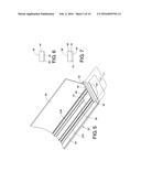 LATCH ASSEMBLY FOR SECURING TRACKS AND DIVIDERS TO A FRONT RAIL diagram and image