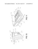 LATCH ASSEMBLY FOR SECURING TRACKS AND DIVIDERS TO A FRONT RAIL diagram and image