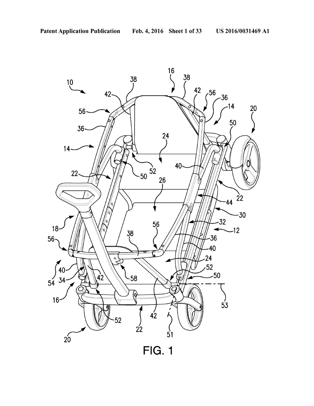 WAGON WITH DISPLACEABLE WALL FOR INSTALLING CHILD SEAT - diagram, schematic, and image 02