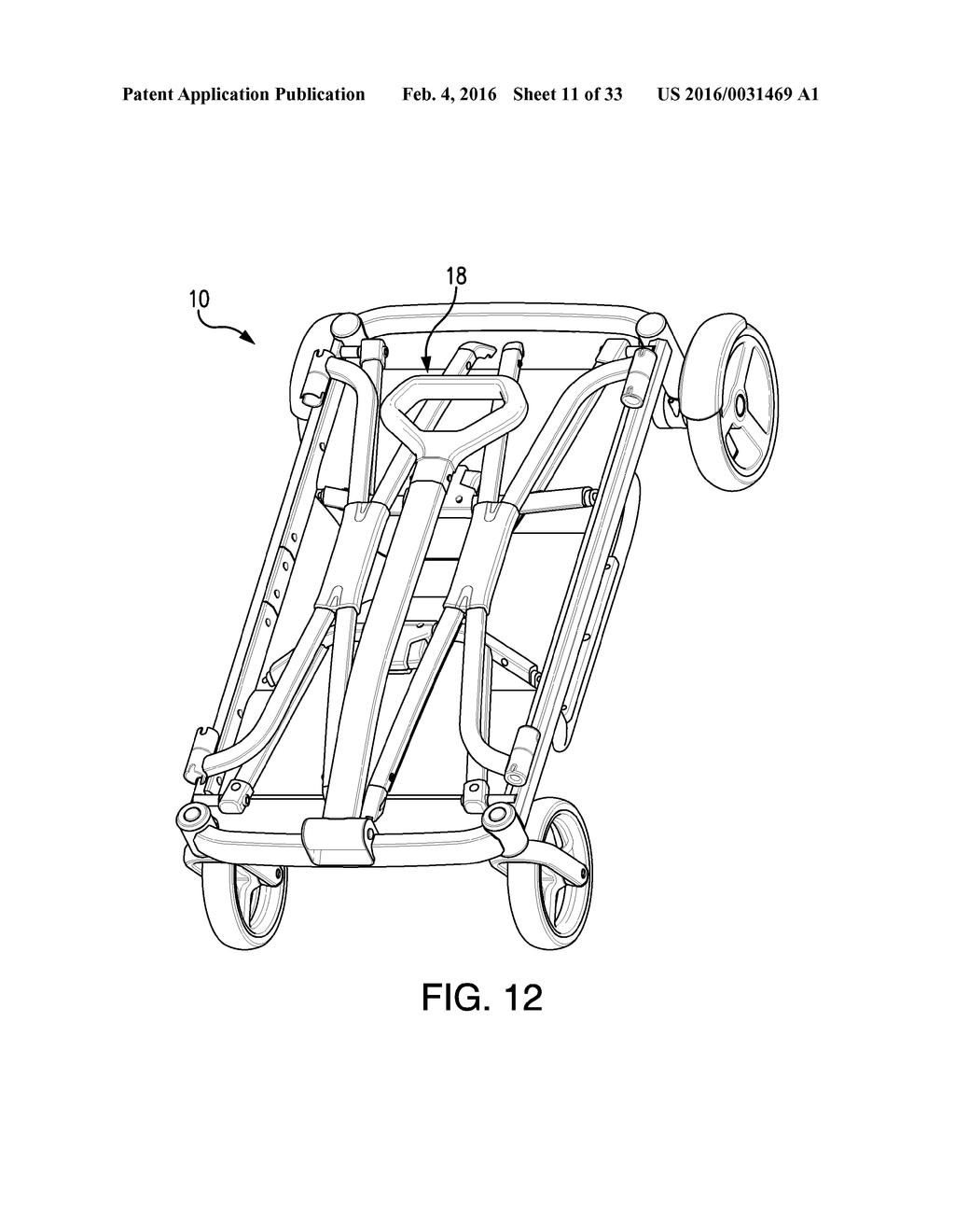 WAGON WITH DISPLACEABLE WALL FOR INSTALLING CHILD SEAT - diagram, schematic, and image 12