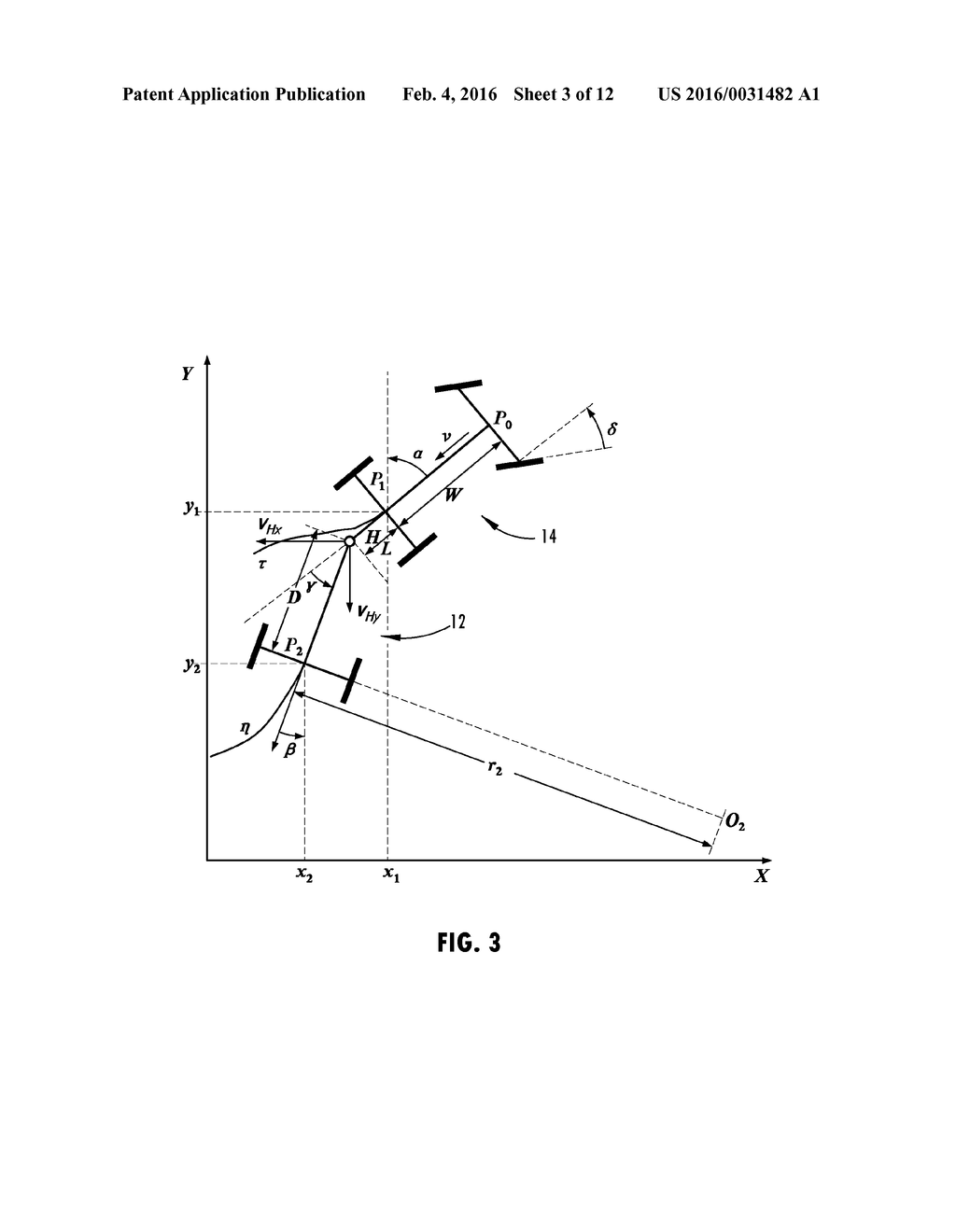 TRAILER BACKUP ASSIST SYSTEM WITH ACTIVE TRAILER BRAKING FOR CURVATURE     CONTROL - diagram, schematic, and image 04