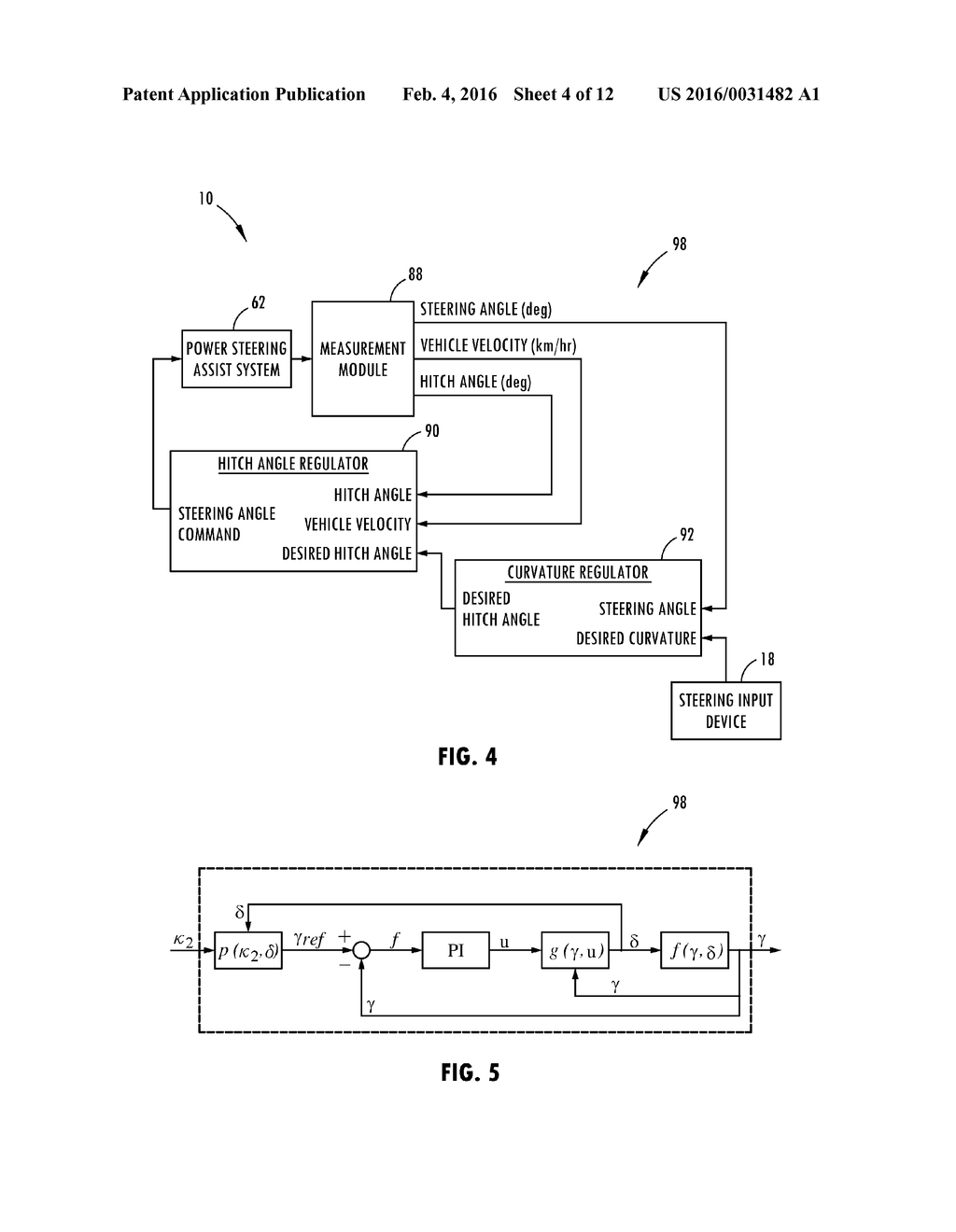 TRAILER BACKUP ASSIST SYSTEM WITH ACTIVE TRAILER BRAKING FOR CURVATURE     CONTROL - diagram, schematic, and image 05