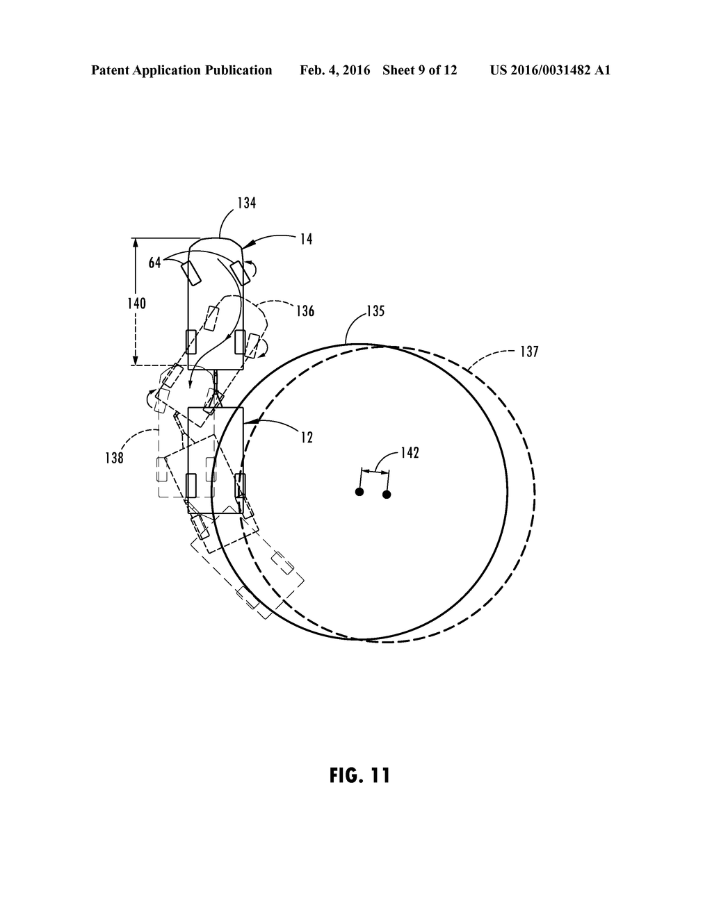 TRAILER BACKUP ASSIST SYSTEM WITH ACTIVE TRAILER BRAKING FOR CURVATURE     CONTROL - diagram, schematic, and image 10