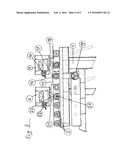 METHOD FOR CUTTING TO LENGTH A FLOAT GLASS STRIP HAVING A NORMAL OR     STRUCTURED SURFACE diagram and image