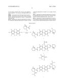 BENZIDINE DERIVATIVE, METHOD FOR PREPARING SAME, AND PHARMACEUTICAL     COMPOSITION CONTAINING BENZIDINE DERIVATIVE FOR TREATING LIVER DISEASE     CAUSED BY HEPATITIS C VIRUS diagram and image